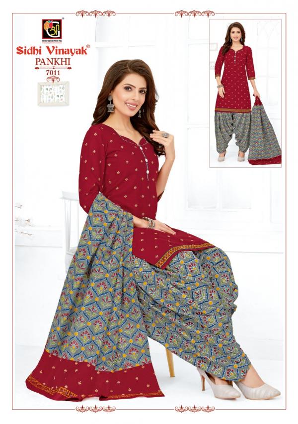 Siddhi Vinayak Pankhi Vol-6 Cotton Patiyala Designer  Dress Material